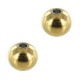 Stainless steel Bead 5mm Gold